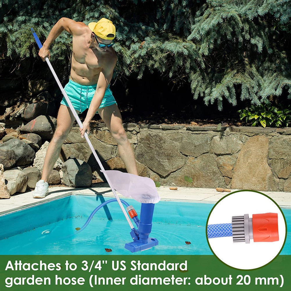 Pool Vacuum Cleaning Kit and Skimmer Net