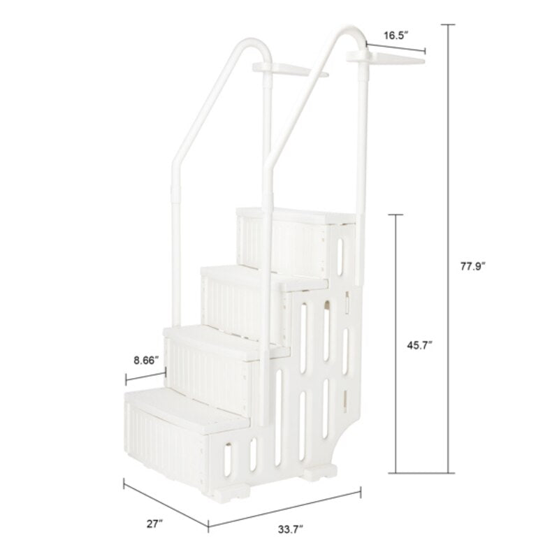 Swimming Pool Ladder / Escalator (White)