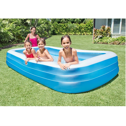 Intex Inflatable Swim Center Family Lounge Pool, 120" x 72" x 22" - Colors may vary.