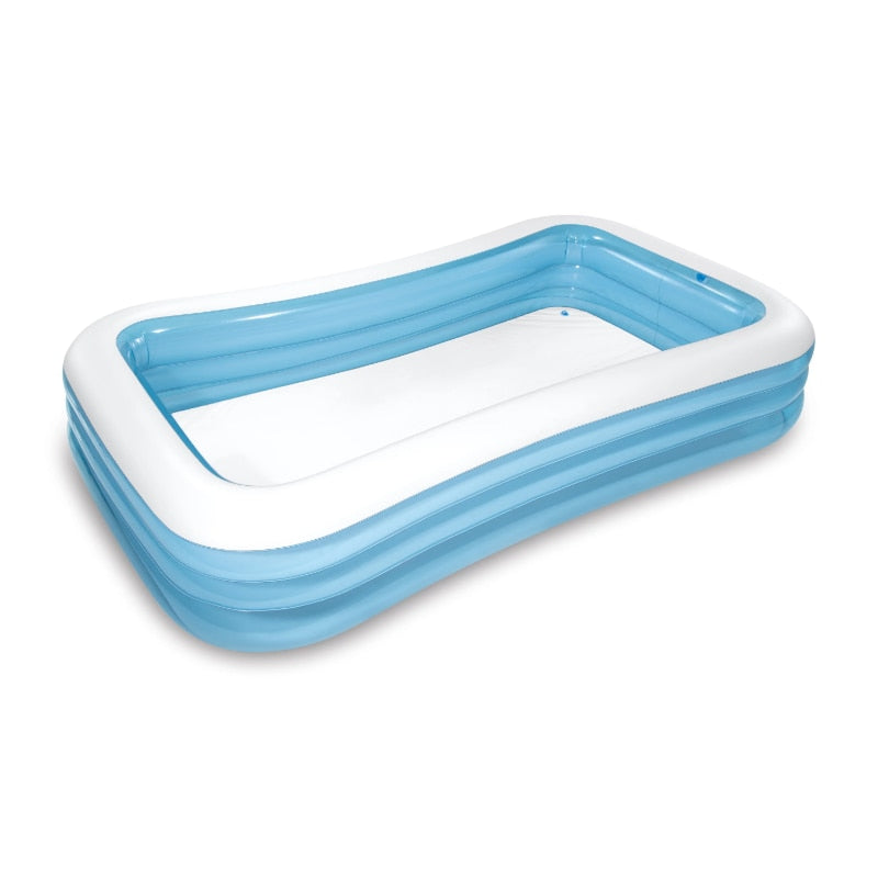 Intex Inflatable Swim Center Family Lounge Pool, 120" x 72" x 22" - Colors may vary.