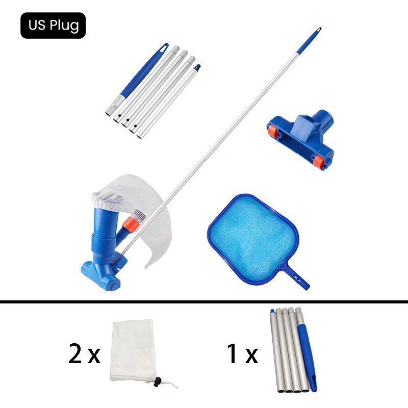 Pool Vacuum Cleaning Kit and Skimmer Net